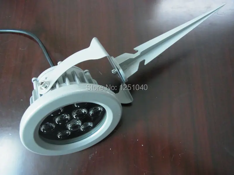 9W одноцветный светодиодный садовый Точечный светильник s красного зеленого и