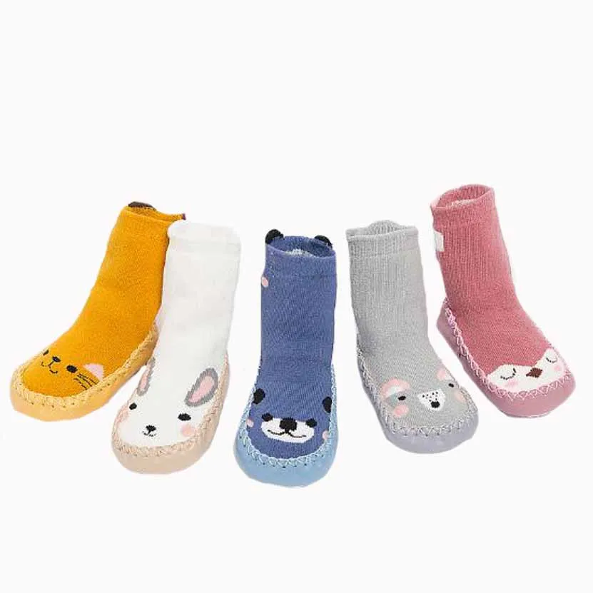 

2020 New cartoon baby toddler shoes infant newborn boys girls floor socks