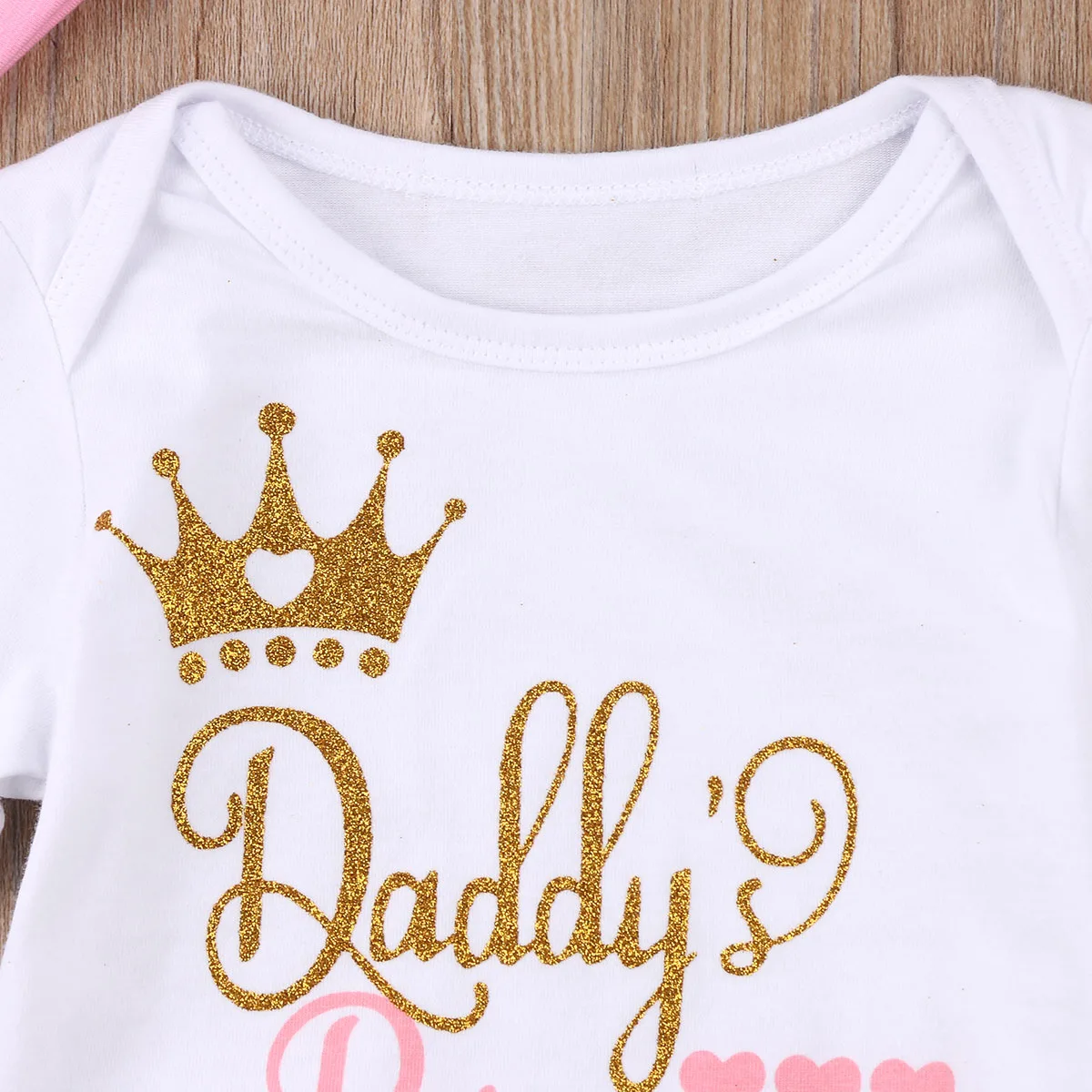 Коллекция 2017 года Одежда для новорожденных девочек Комбинезон папы и принцессы +