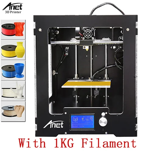 A3S-1KG Anet A3 3d принтер машина Полный акриловый Собранный Reprap i3 3d принтер комплект с нитью 8 г sd-карта+ инструмент бесплатно большой - Цвет: A3S-1KG