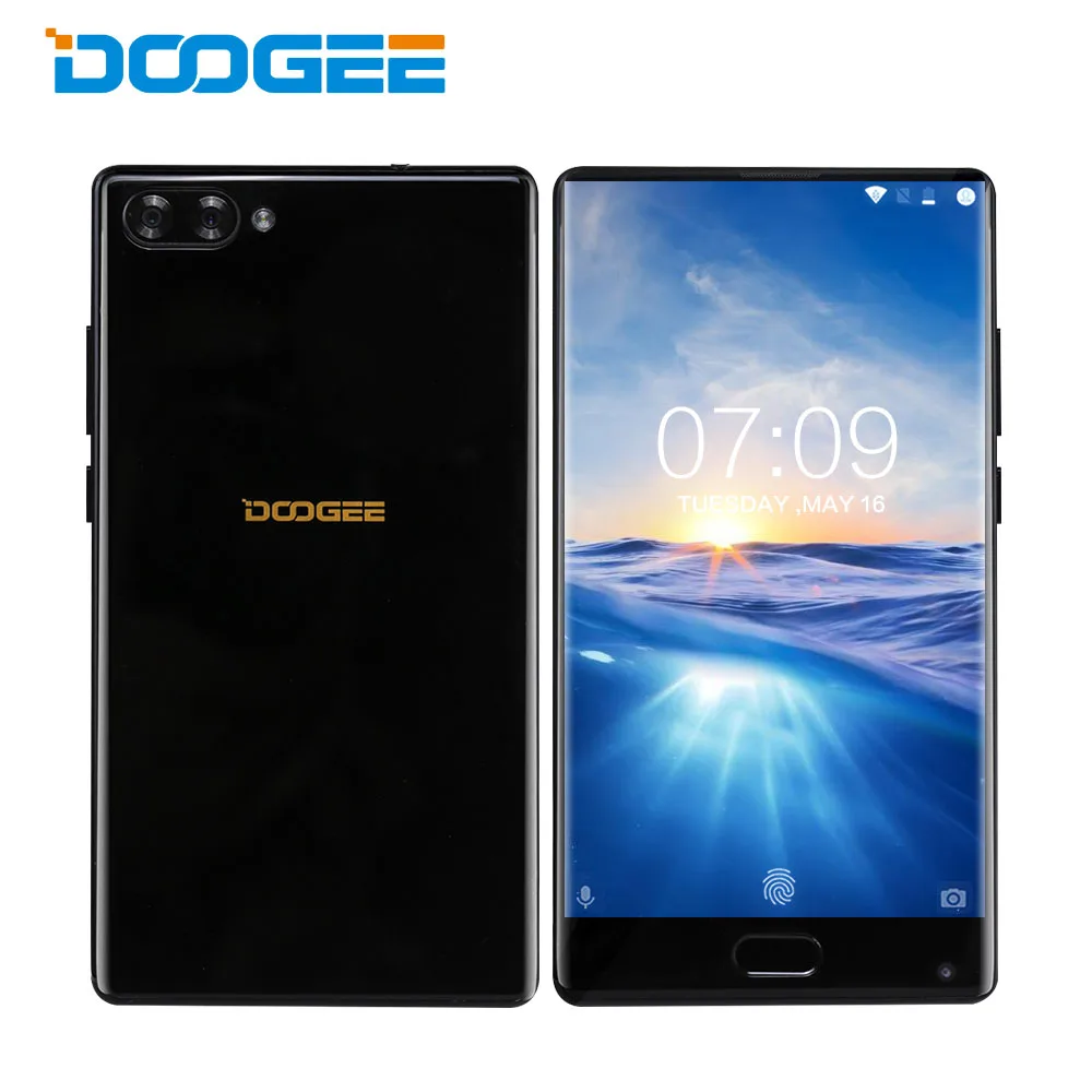 В наличии DOOGEE MIX 4 ГБ + 64 5 дюймов Android 7 0 Helio P25 Octa Core 2 ГГц из металла тело спереди