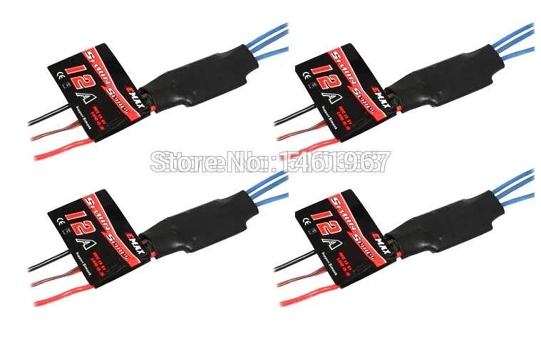 4 шт./лот Emax Simon 12A бесщеточный ESC для радиоуправляемых самолетов электронный