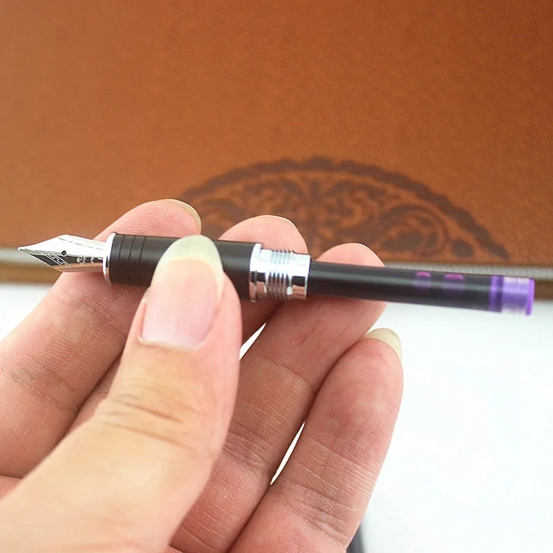 Одноразовые фиолетовые чернильные картриджи для перьевой ручки 30 шт. оптовая