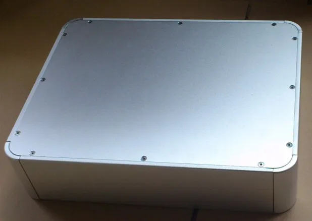B-023 CNC все алюминиевое шасси в корпусе шкафа для DIY аудио усилитель мощности 430 мм* 100 мм* 330 мм 430*100*330 мм