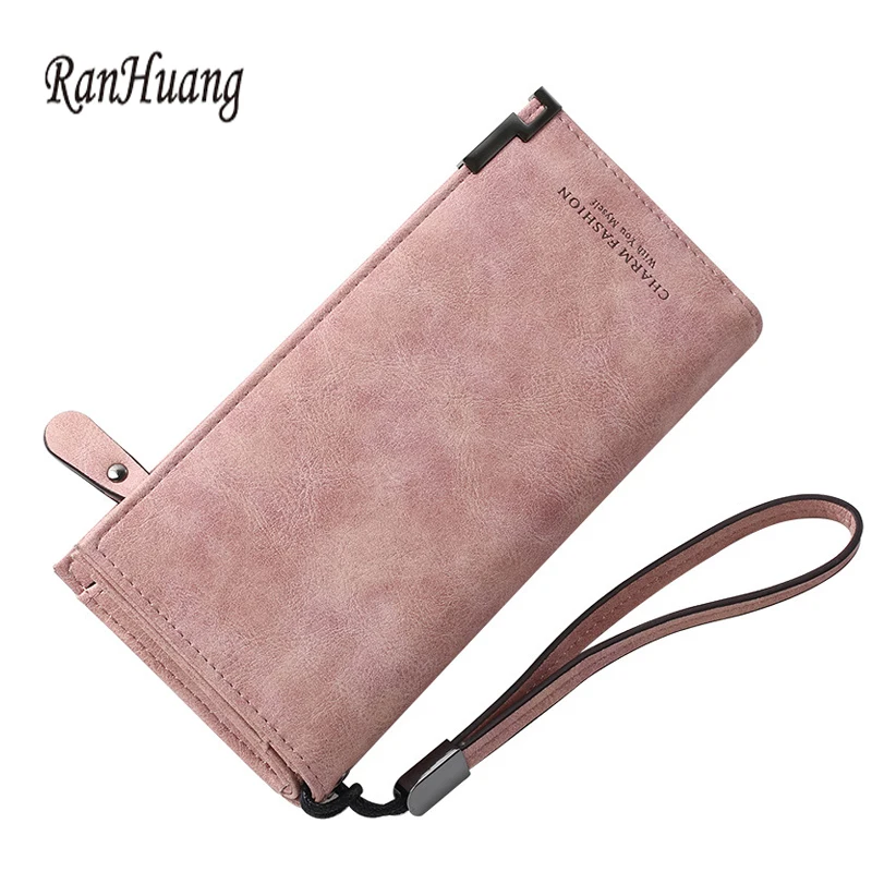 RanHuang женский кошельки длинный дизайн Pu кожаный бумажник многофункциональный Кошельки Для женщин держателя карты клатч