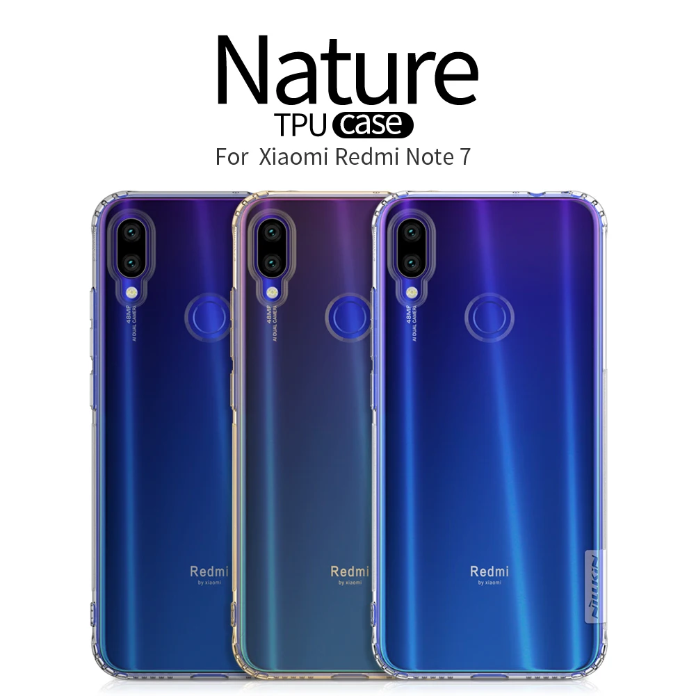 Чехол NILLKIN для Xiaomi redmi note 7 ультратонкий ТПУ чехол 7s высококачественные облегающие