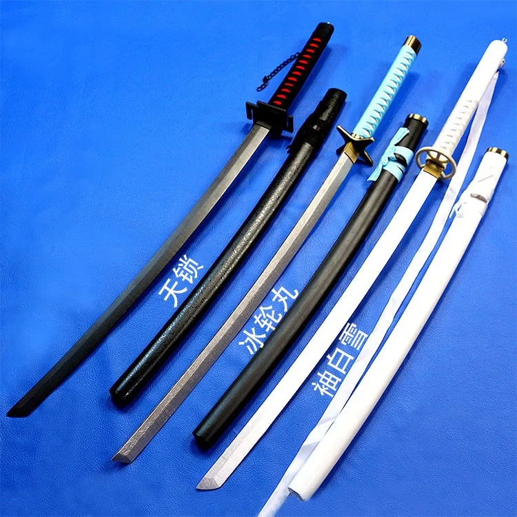 Bleach Рукия Куросаки ichigoku ЯПОНСКИЙ KATANA Косплей деревянный меч лезвие ножа оружие Косплэй Реквизит Высокое качество