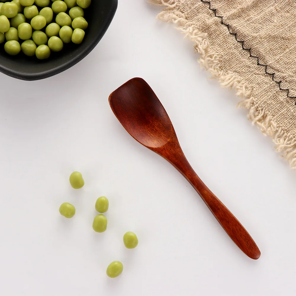 Деревянная ложка Лопатка 1 шт. маленькое мороженое пудинг торт совок в японском