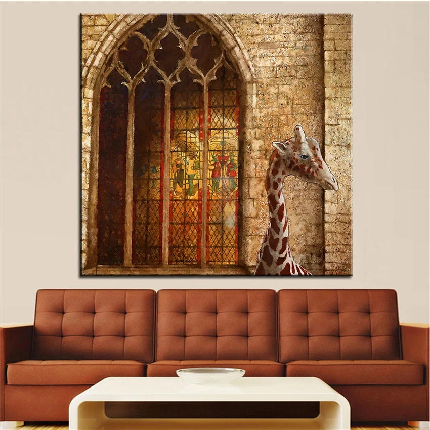 

Large size Printing Oil Painting a higher authority Wall painting Steampunk Wall Art Picture For Living Room painting No Frame
