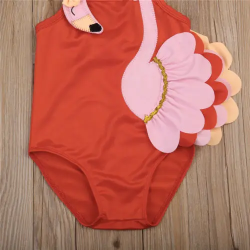 Детский цельный купальник без рукавов с 3d принтом птиц|one-piece suit|custom 3dcustom girl |