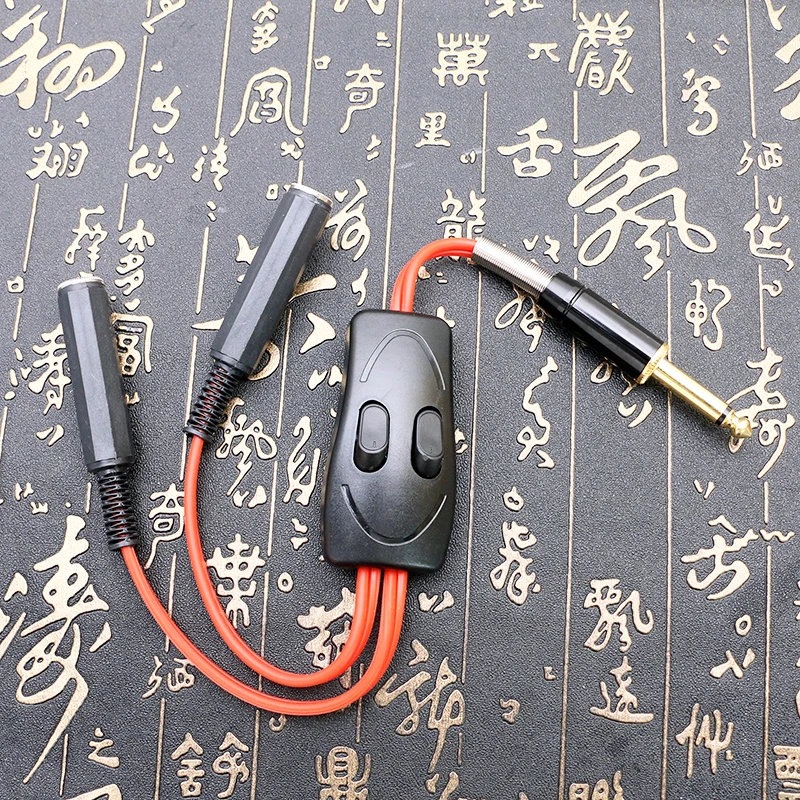 Татуировки питания аксессуары татуировки Клип шнур разделен на два интерфейса 38