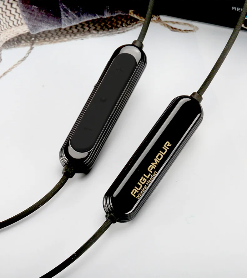AUGLAMOUR F300BT Bluetooth Динамический HiFi музыкальный монитор Спортивные Беспроводные наушники-вкладыши