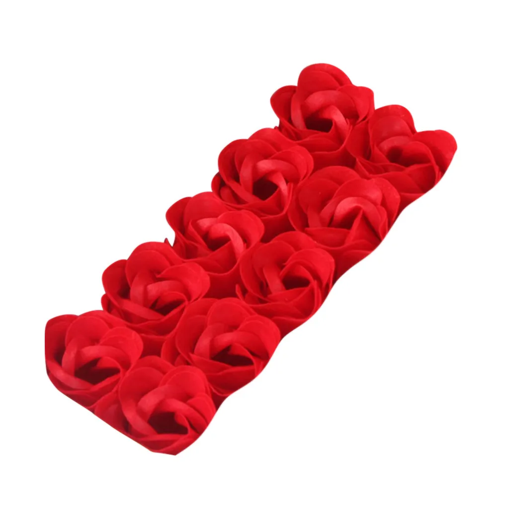 Ароматизированное мыло с лепестками роз для тела, свадебное украшение, лучший подарок, 10 шт., мыльная основа, свеча, восковое мыло, изготовление мыла