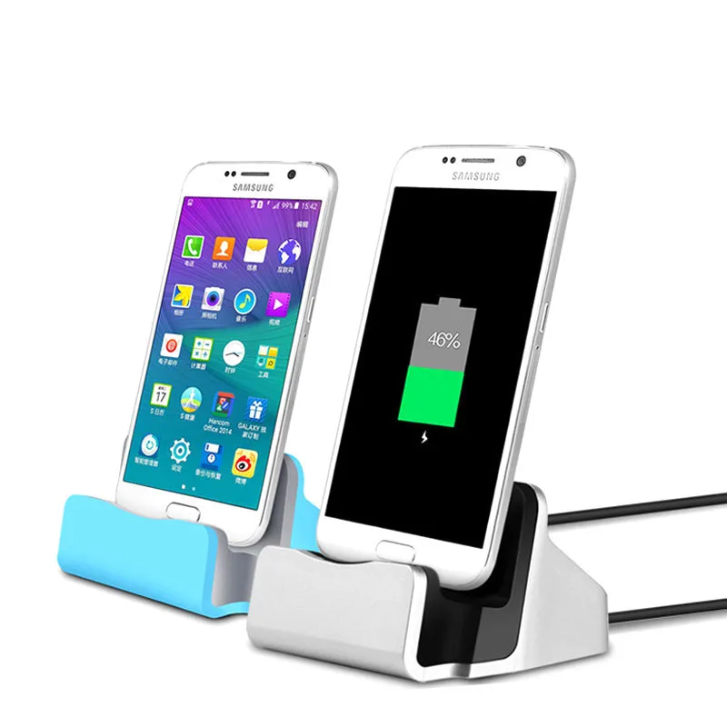 Универсальный данных Android телефон зарядка с микро USB портом рабочего Sync Док стенд