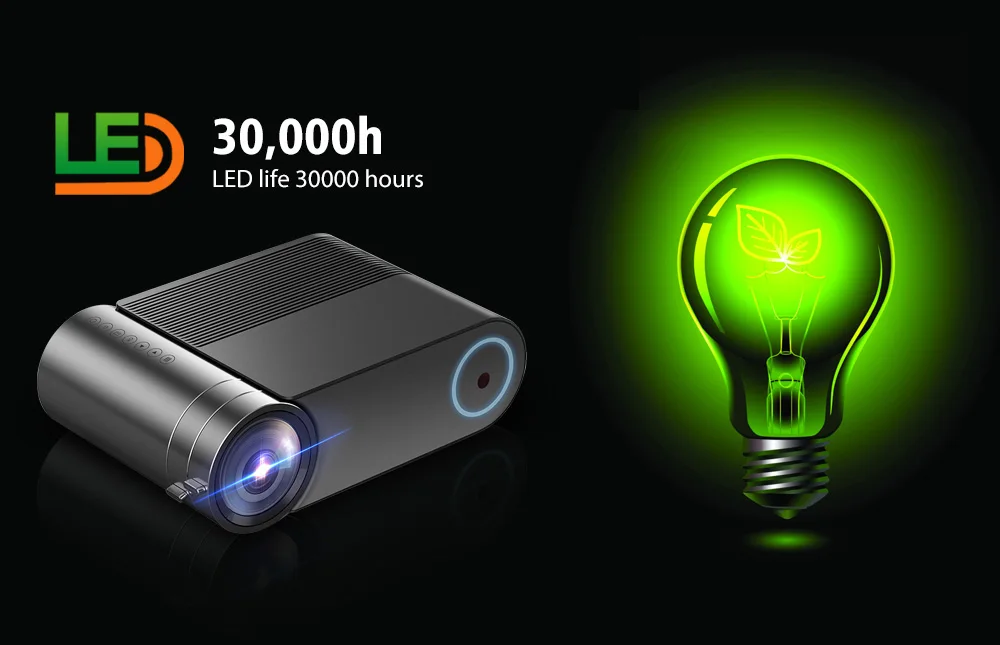 ThundeaL YG420 мини-проектор 2800 люмен wifi Синхронизация телефона Поддержка 1080P видео HD YG421 светодиодный проектор портативный HDMI VGA Домашний кинотеатр