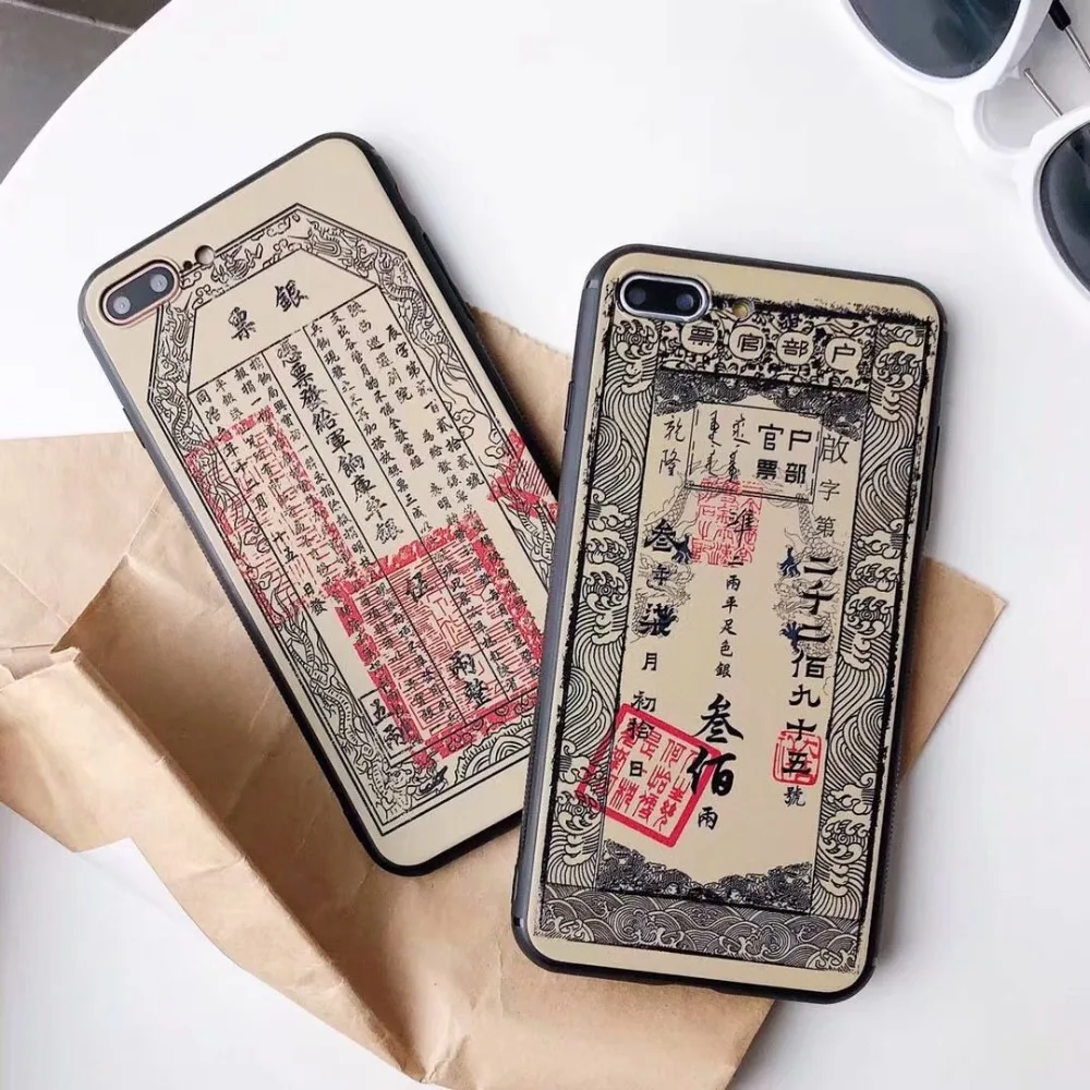 3D простой рельефный Китайский древний бумажный тисненый узор для Apple iPhone XS XR 7 8 Plus