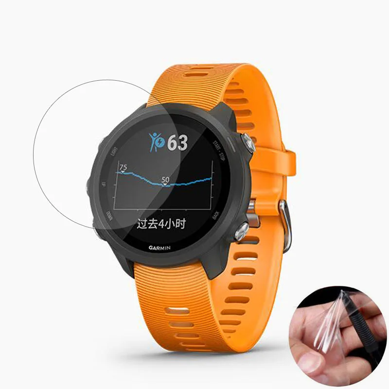 

3x Soft Clear Protective Film Guard For Garmin Forerunner 245/245M Music FR245 Watch Smartwatch Screen Protector Cover(Not Glass