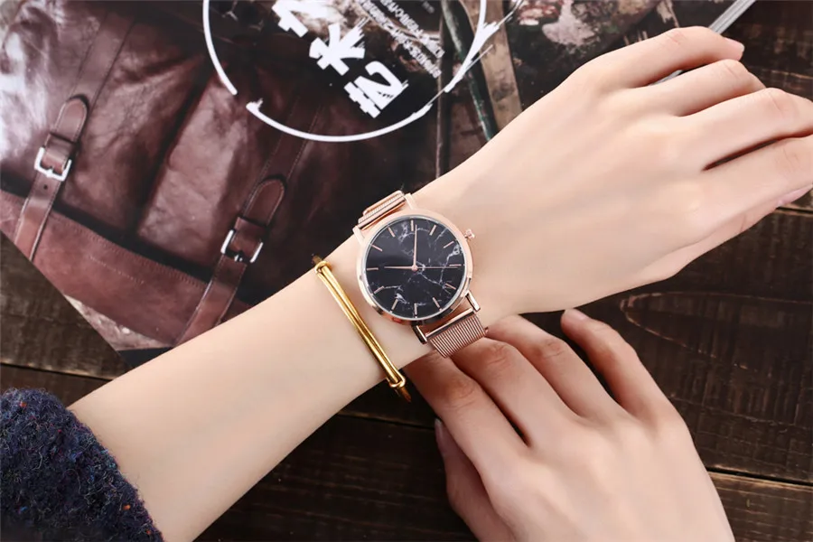 Reloj Mujer новинка женские часы люксовый бренд кварцевые женская мода стальной