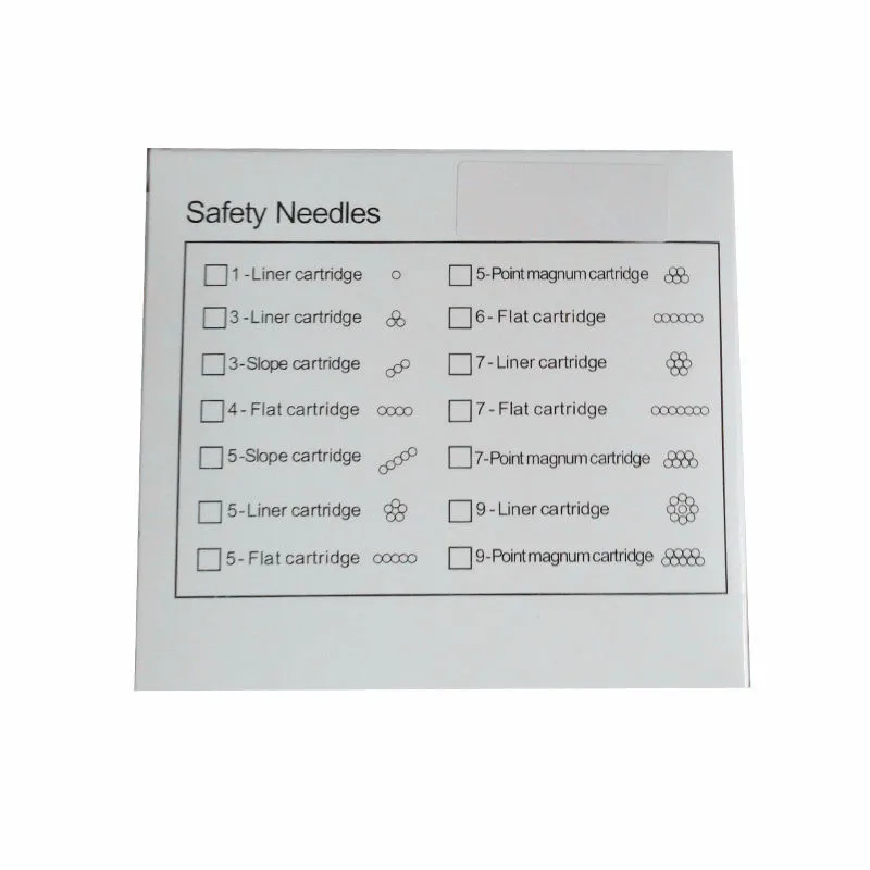 9RS стерильные одноразовые для татуировок ИГЛЫ Перманентный макияж бровей Иглы с