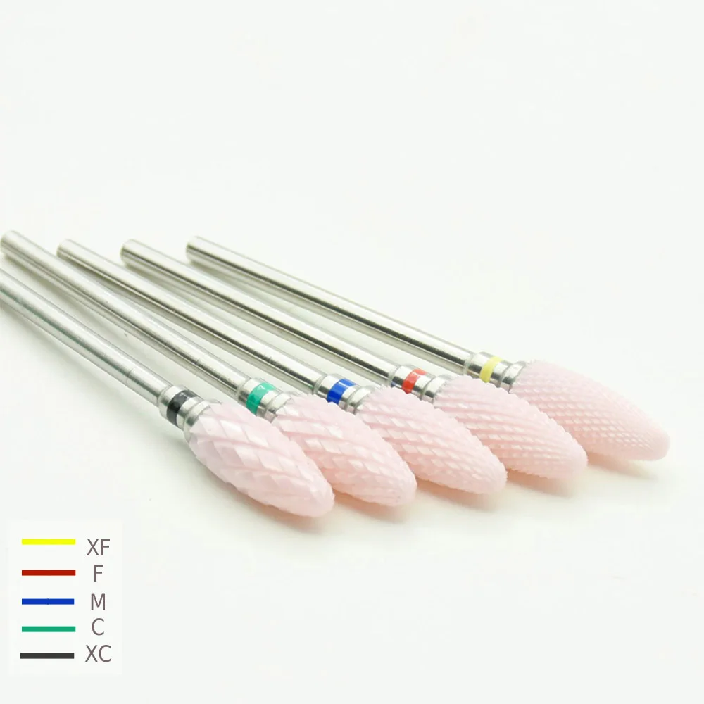 Керамическая насадка из карбида вольфрама фреза для маникюра ногтей сверло