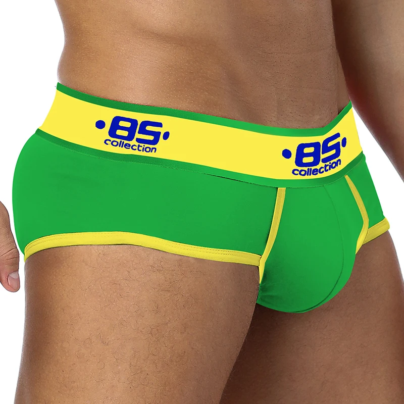 

BS 4PC/LOT Men Briefs Underwear Men Sexy Underpants Comfortable Men Underwear Shorts Cueca Male Brief Breathable Cotton