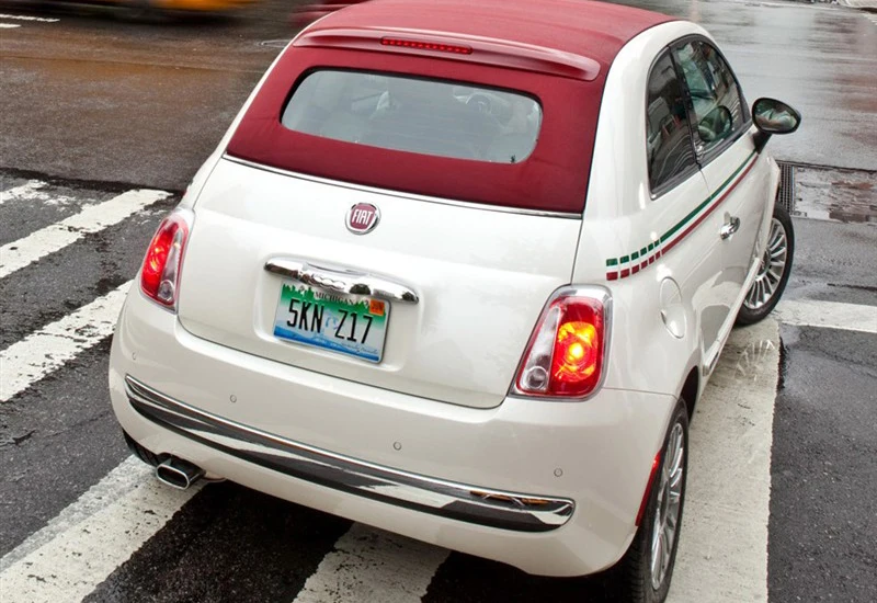 Авто Стайлинг итальянский флаг цвет талии автомобильные наклейки для FIAT 500C Bravo