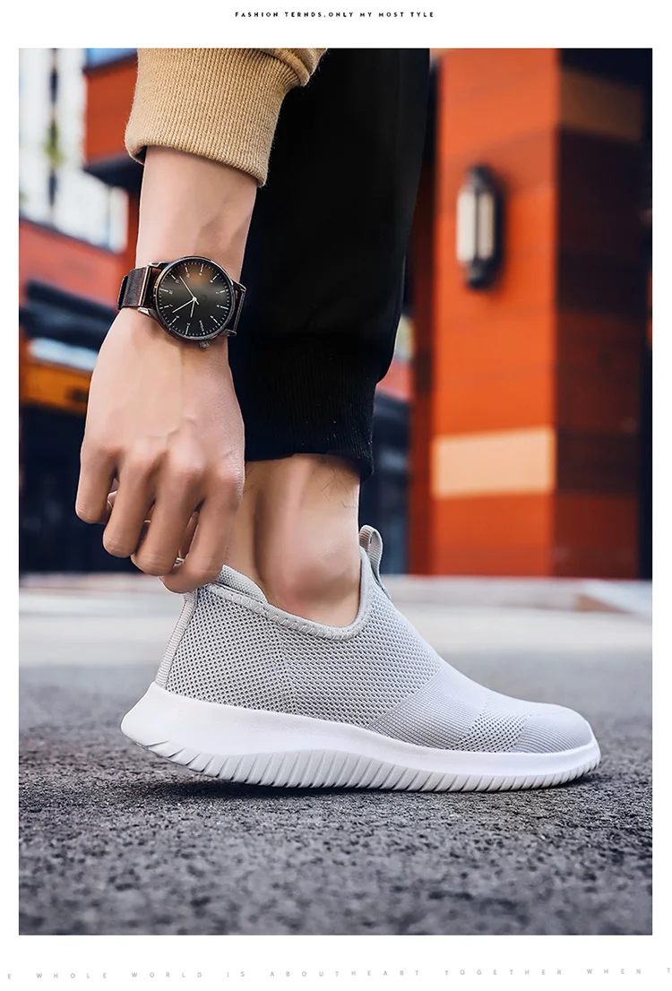 Мужская обувь; летние кроссовки Flyknit; модная повседневная обувь; дышащая сетчатая обувь на плоской подошве; мужские теннисные легкие удобные Прогулочные кроссовки