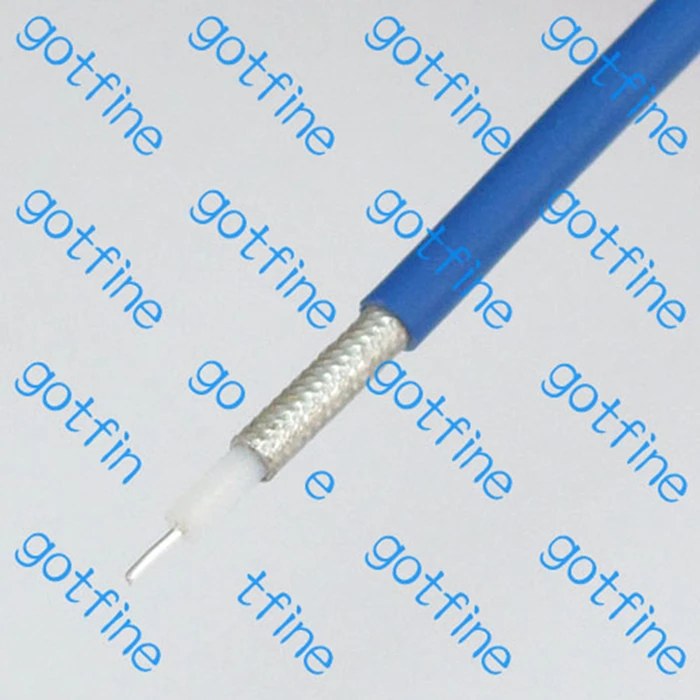 15 см коаксиальный гибкий синий Джампер с оболочкой RG402 6-дюймовый гнездовой