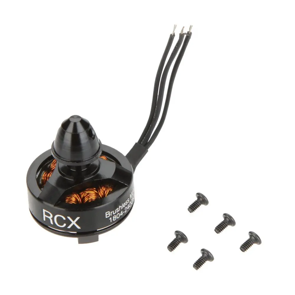 1 шт. RCX бесщеточный правый двигатель 1804 KV2400 для мини квадрокоптера 220 240