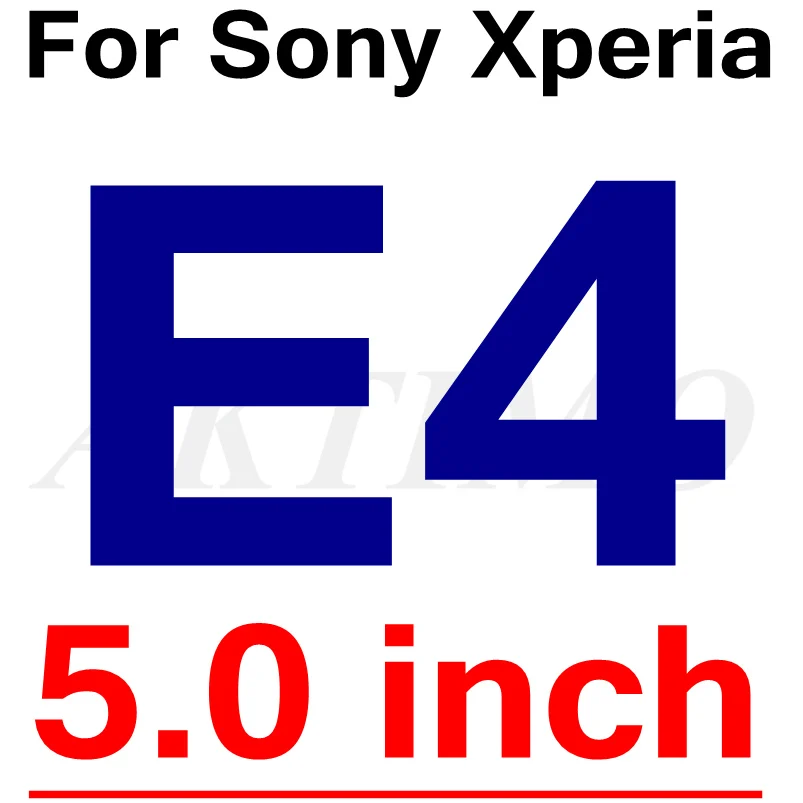For Sony E4 9H HD защитное закаленное стекло для sony Xperia Z1 Z2 Z3 Z5 X Compact XZ E5 M5S36H L36H LT26i XF5122 Защитная пленка для экрана - Цвет: For Sony E4