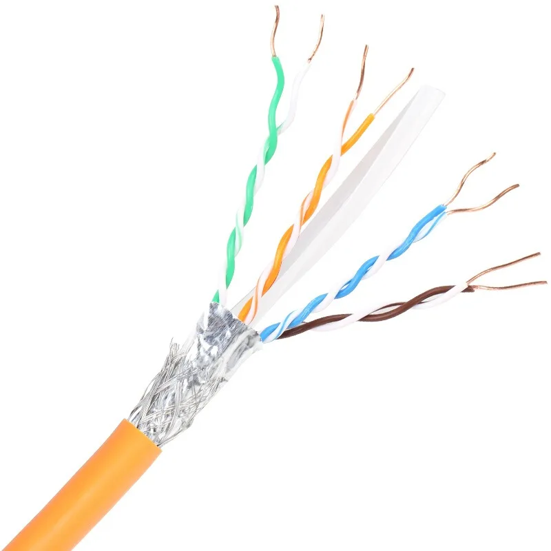 Choseal 30th юбилей QS6165C сетевой кабель двойной Экранирование витая пара для RJ45