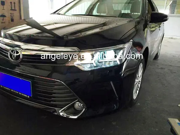 Для TOYOTA год для Camry светодиодный линзы проектора bi xenon фары PW