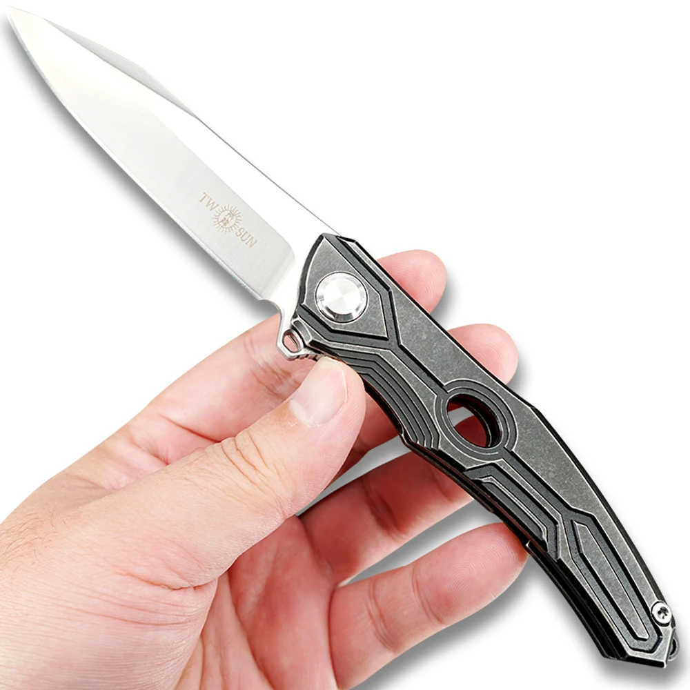 TWOSUN d2 лезвие складной карманный нож тактические ножи Походный охотничий