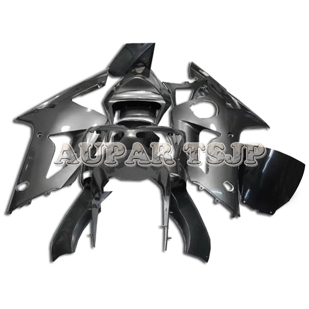 

ABS Plastic Motorcycle Bodywork For Kawasaki ZX6R 2003 2004 636 03 04 ABS Injection Plastic Full Deep Grey Bodywork Fairings