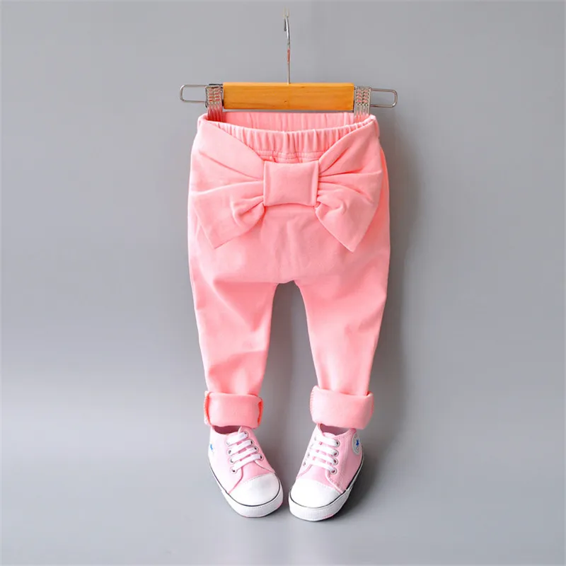 Детские штаны коллекция 2016 года леггинсы для девочек из 100% хлопка с большим