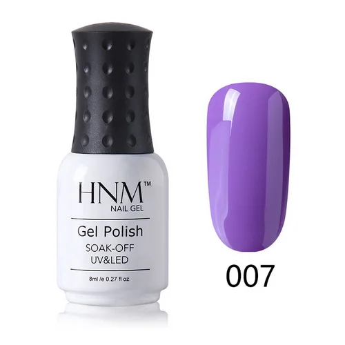 P007 HNM 8 мл гель для ногтей Элегантный Розовый Фиолетовый УФ гель лак для ногтей светодиодный краска гель лак Гибридный гель лак Эмаль Лаки лак для ногтей Клей чернила - Цвет: P007