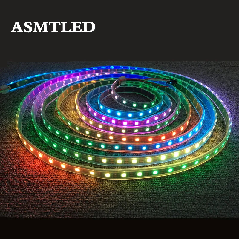 Полноцветная Пиксельная Светодиодная лента WS2811 5050 RGB черная/белая печатная плата