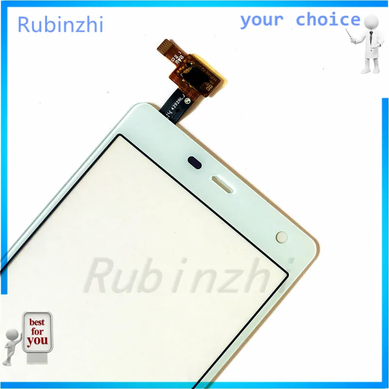 RUBINZHI телефон сенсорный экран дигитайзер для THL 5000 THL5000 Сенсорная Панель переднее
