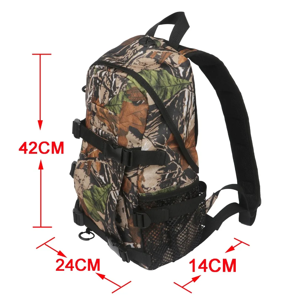 

Tourbon Camo Outdoor Hunting Backpack Nylon Gun Case Bag Travelling Hiking Climbing Bags Men Rucksack for Shooting
