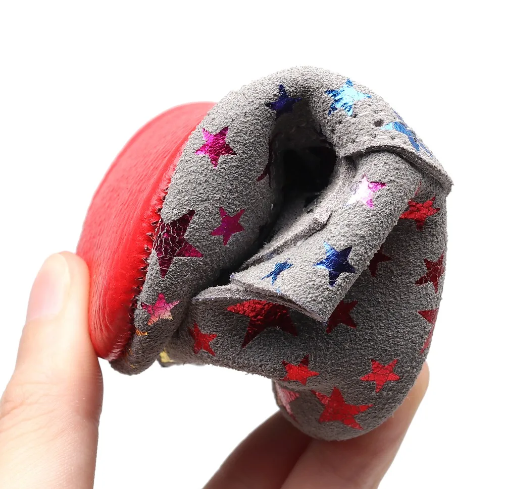 Мокасины детские из натуральной кожи стильные мягкие туфли с заплатками обувь