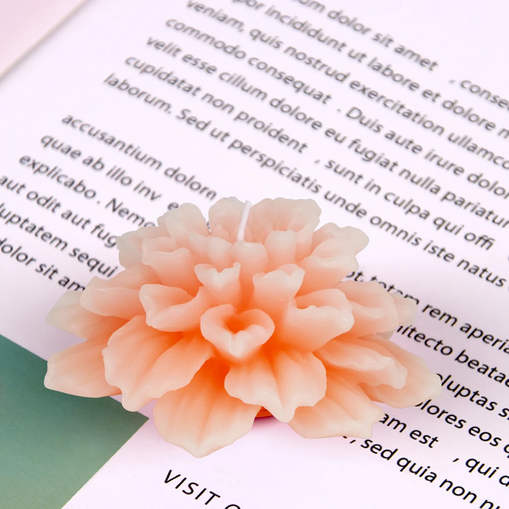 PRZY HC0032 силиконовая форма для свеч-форм цветы свечи Полимерная глина силиконовая форма цветок Свадебная свеча DIY Ароматические каменные формы