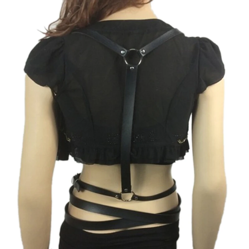 

2Styles Sexy Lingerie Belt Adjustable Leather Garter Women Straps For Female Erotic Waistband Body Suspenders Harness