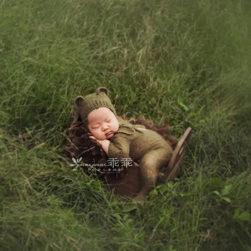 Новорожденный Подставки для фотографий одежда маленьких мальчиков подштанники