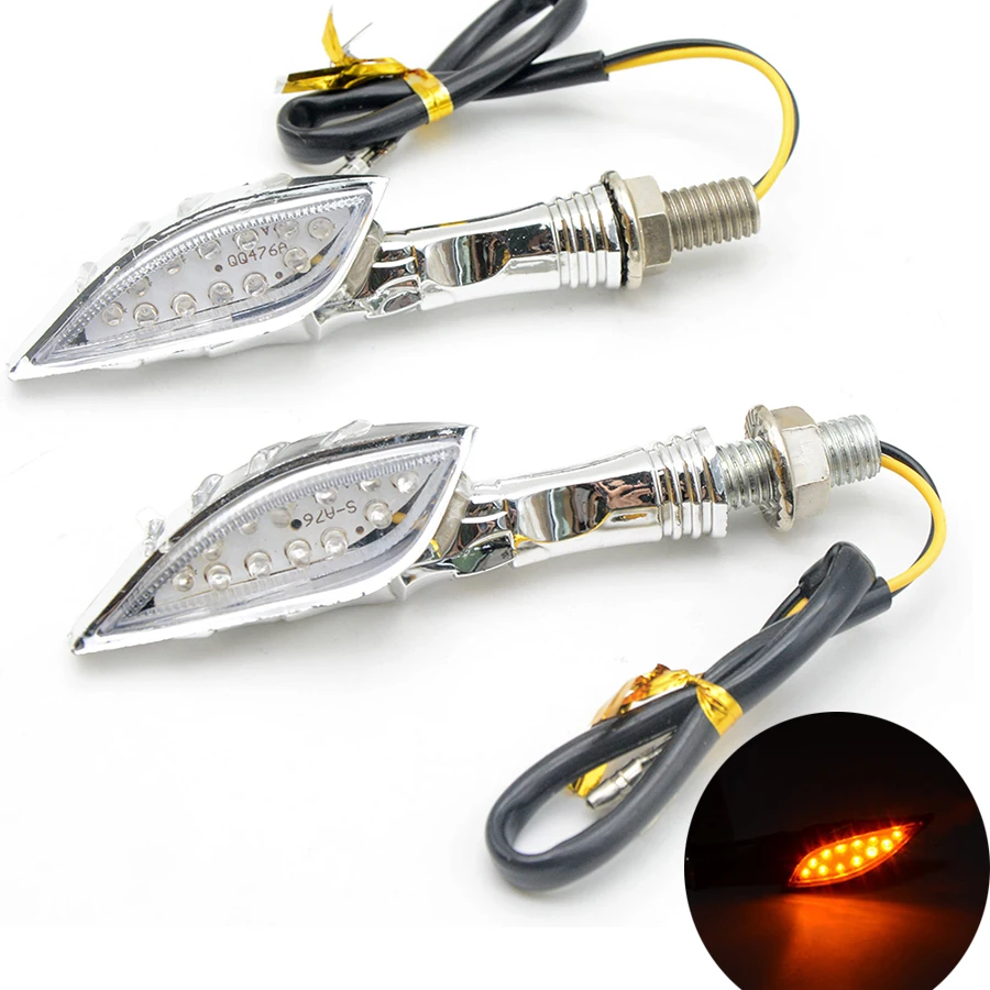 2pcs Universal Skull Ghost Hand Motorcycle LED Turn Signal Light Led blinker indicates lamp For Suzuki GSXR1300 GSX650F GSX1250 |
