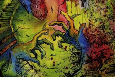 Возьмите трубу мальчик психоделическая кислота Lsd картина плакат шелковая ткань печать настенные картины для гостиной украшения спальни - Цвет: Черный
