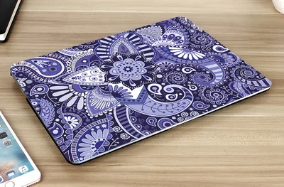 Paisley purple Чехол для ноутбука Macbook Air retina 11 12 Pro 13 15 Touch Bar A1706 A1989 A1707 пластиковый чехол для ноутбука+ чехол для клавиатуры - Цвет: Paisley purple