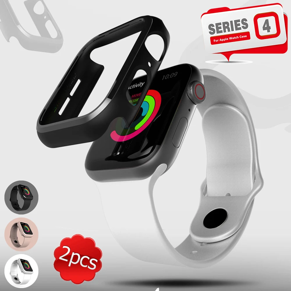 Новая очень тонкая рамка для часов PC Apple Watch series 1/2/3/4/5 40/44 мм аксессуары защитная