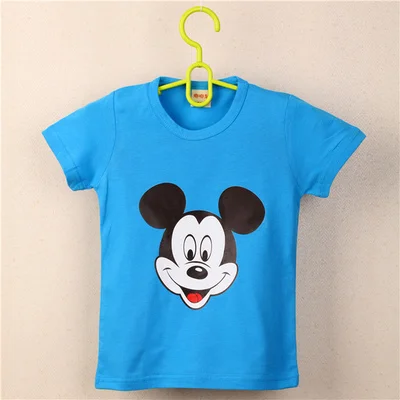 Детские хлопок белье с короткими рукавами рубашки дети 2016 новые мальчики и