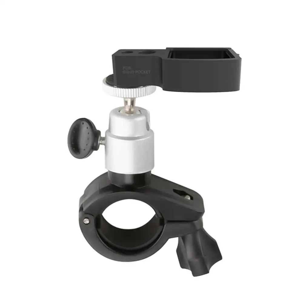 Черный Bicycle Mount Holder Screw Handlebar Clip Mount Bike Bracket for DJI OSMO Pocket Handheld Gimble Camera - Цвет: Черный