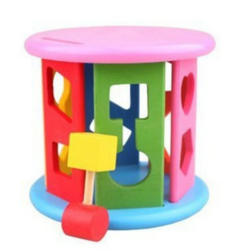 

Деревянная игрушка для детей Match & Roll Shape Sorter, геометрическая форма s